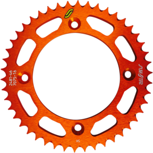 SUNSTAR SPROCKETS Rear Sprocket - 46 Tooth - Gas Gas/Husqvarna/KTM - Orange 5-248146OR