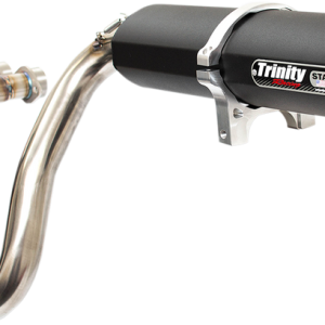 TRINITY RACING Stage 5 Exhaust System - Black TR-4155F-BK
