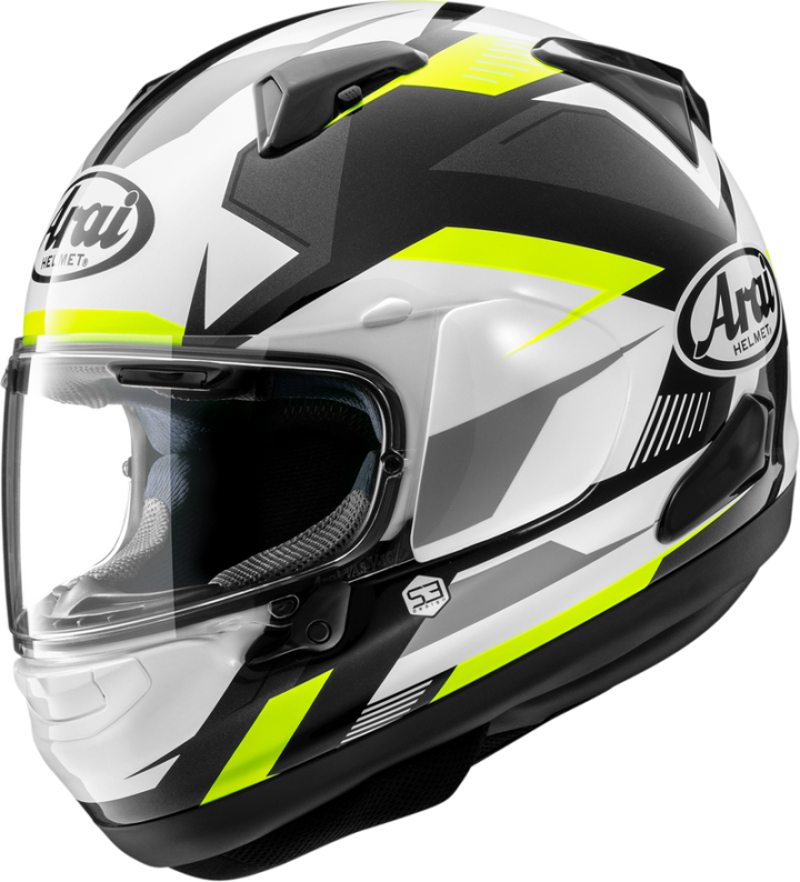 ARAI HELMETS Signet-X Supra Helmet - Yellow/White/Black - Large 0101-20492