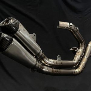 Vandemon Ducati Diavel 1200 Split Pulse Titanium Exhaust System DUCDVLTIBREXHB VA-109
