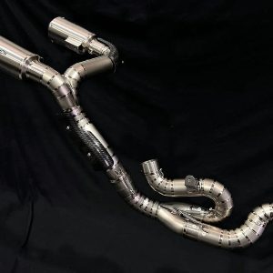 Vandemon Ducati Panigale & Streetfighter V4 Titanium High Mount 3/4 Slip-On 2018-21 DUCV4SFTIMUFHMA VA-120
