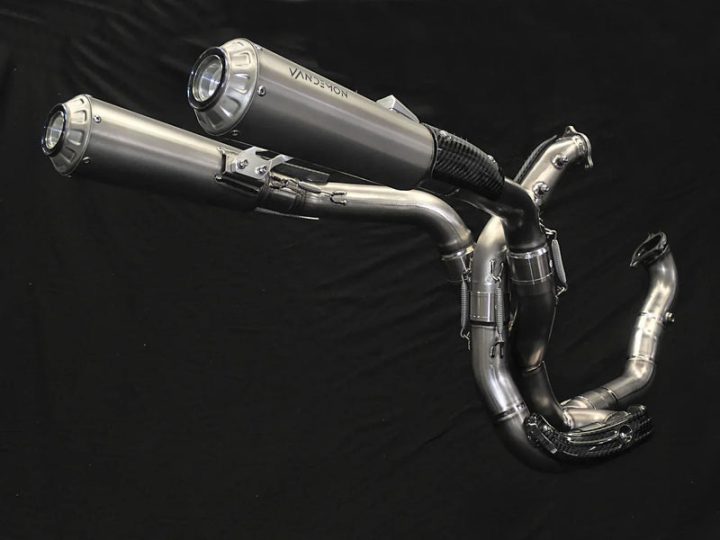 Vandemon Ducati Supersport 939 High Mount Titanium Exhaust System 2017-20 DUC939SUTAILTIEXHA VA-39