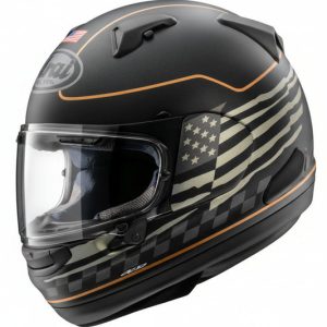 ARAI HELMETS - Signet-X US Flag Helmet Signet-X Helmet - US Flag - Black Frost - Small - 0101-18518