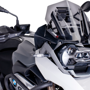 PUIG HI-TECH PARTS Race Windscreen - Dark Smoke - BMW 6487F