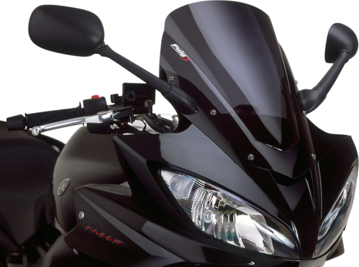 PUIG HI-TECH PARTS Race Windscreen - Dark Smoke - FZ1 4061F