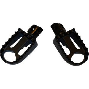 DRAG SPECIALTIES BMX Foot Pegs - Black - Driver Pan America P17-0/6603BFD