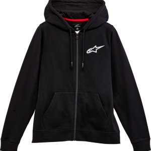 ALPINESTARS Women's Ageless Zip Hoodie - Black/White - XL 1232518001020XL