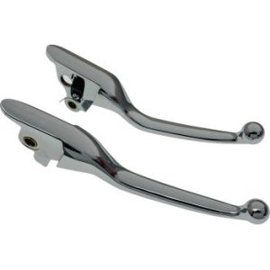 DRAG SPECIALTIES Lever Set - Narrow - Chrome 0610-2325