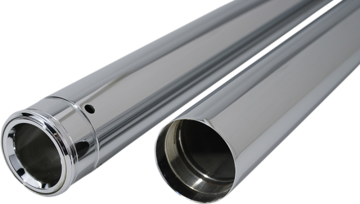 CUSTOM CYCLE ENGINEERING Show Chrome Fork Tubes - 49 mm - 26.875" 710024