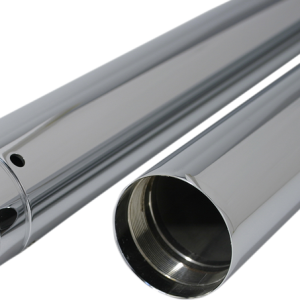 CUSTOM CYCLE ENGINEERING Show Chrome Fork Tubes - 49 mm - 22.875" 710022