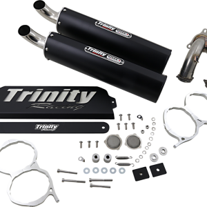TRINITY RACING RZR Pro XP Muffler - Black TR-4173S-BK
