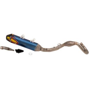 FMF 4.1 RCT Exhaust with MegaBomb - Anodized Titanium 450 Gas Gas/Husqvarna/KTM 2019-2022 045639 1820-1876