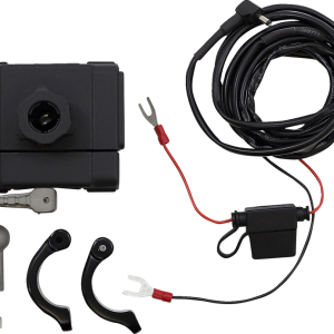 CIRO Premium Holder W/Charger - 1.25" Black Bar Mount 50215