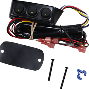 SHOW CHROME Switch Block Assembly - Brake Side - Black 52-705MA