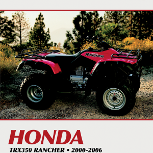 CLYMER Manual - Honda TRX350 CM2002