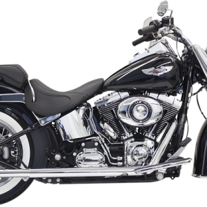 BASSANI XHAUST Fishtail Exhaust - 33" Dual Exhaust System — without Baffles Softail 1S26E-33