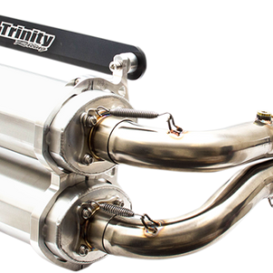 TRINITY RACING Stage 5 Dual Exhaust - Aluminum TR-4119D