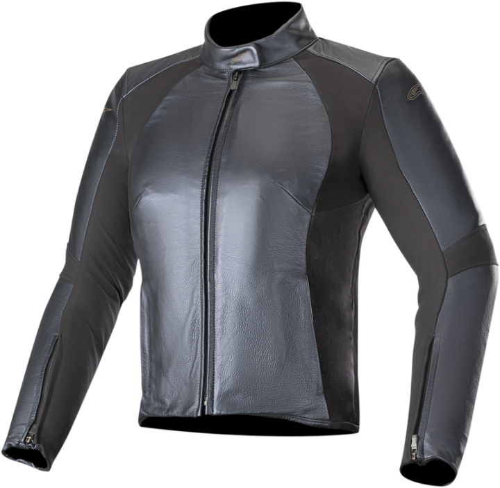 ALPINESTARS Stella Women's Vika v2 Leather Jacket - Blue - US 4 / EU 40 3115519-7180-40