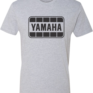 YAMAHA APPAREL Yamaha Retro T-Shirt - Gray/Black - Medium NP21S-M1966-M