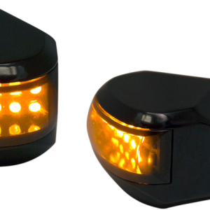 ALLOY ART LED Driving/Turn Signal Light - Black - Smoke Lens MRL-4B