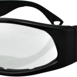 ZAN HEADGEAR California Sunglasses - Shiny Black - Clear EZCA001C