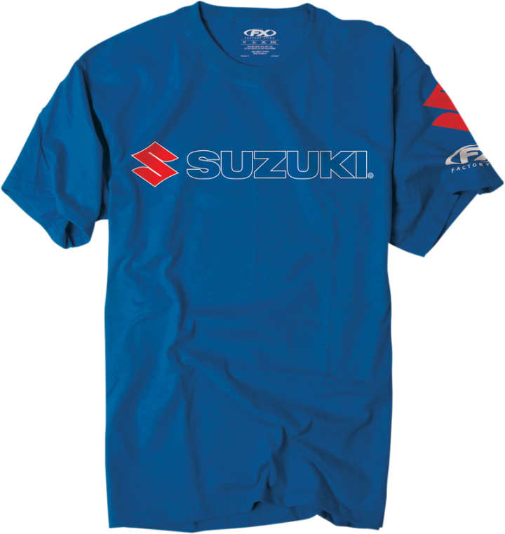 FACTORY EFFEX Suzuki Team T-Shirt - Blue - Large 15-88462