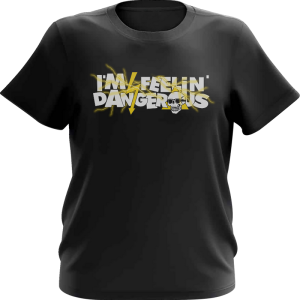 Deegan Apparel Youth Shocking T-Shirt - Black/Yellow - XS DBTSS3007BLYXS