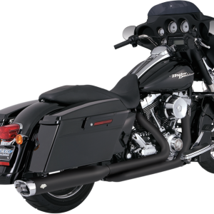 VANCE & HINES Dual Headpipes for '09-'16 FL - Black 46752