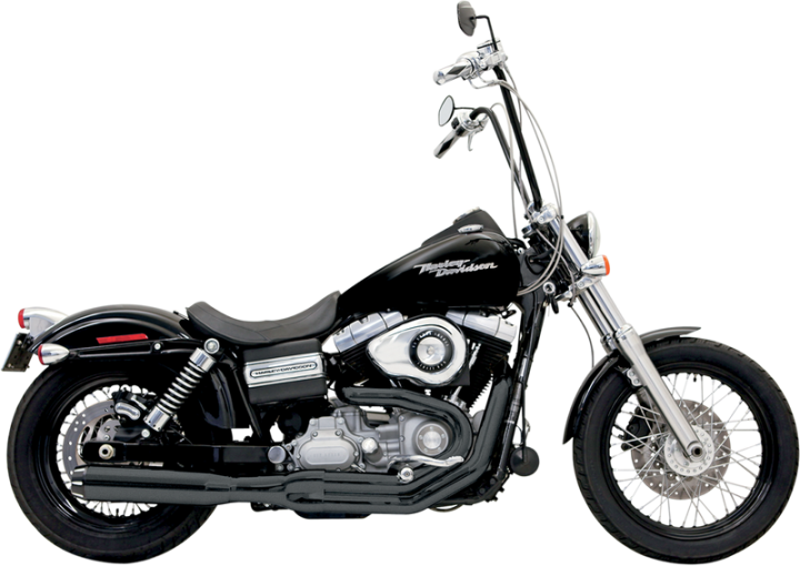 BASSANI XHAUST B1 2:1 Exhaust - Black 1D18RB
