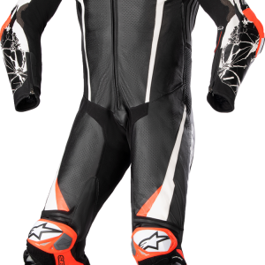 ALPINESTARS Racing Absolute v2 Leather Suit - Black/White/Red - US 42 / EU 52 3156323123152