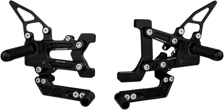 DRIVEN RACING TT Rearset - Panigale DRP-703BK