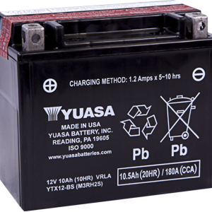 YUASA AGM Battery - YTX12-BS .60 L YUAM3RH2STWN