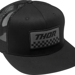 THOR Checker Hat - Black/Charcoal 2501-3993