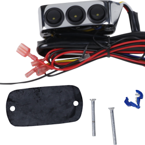 SHOW CHROME Switch Block Assembly - Brake Side - Chrome 52-605A