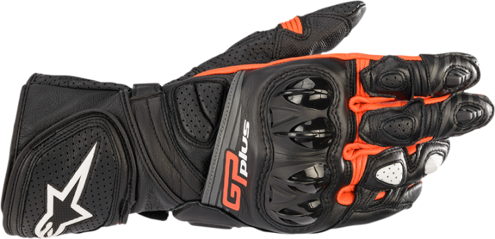 ALPINESTARS GP Plus R v2 Gloves - Black/Fluo Red - Large 3556520-1030-L
