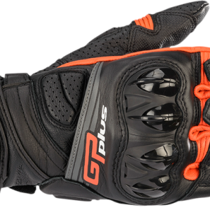 ALPINESTARS GP Plus R v2 Gloves - Black/Fluo Red - 2XL 3556520-1030-2X