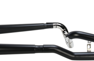 BASSANI XHAUST Down Under Exhaust - Black - Megaphone 1F66RB