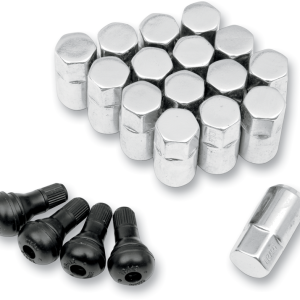 MOOSE UTILITY Lug Nut - 12 mm x 1.25 - Chrome - 16 Pack SP300MO206