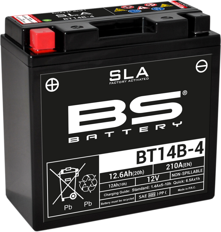 BS BATTERY Battery - BT14B-4 (YT) 300644
