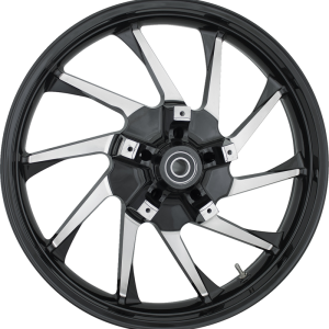 COASTAL MOTO Front Wheel - Hurricane 3D - Dual Disc/No ABS - Black - 21"x3.50" - '08+ FL 3D-HUR213BC