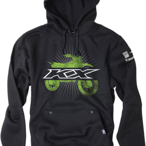 FACTORY EFFEX Youth Kawasaki Hoodie - Black - Large 19-83124