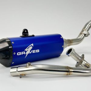 Graves Motorsports Full Stainless Exhaust Crf300l Rally 2021-2025 Exh-21c3l-Fsab