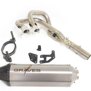 Graves Full Titanium Exhaust System Teryx Krx 1000 • 2020-2023 Exk-20krx1-Ftt