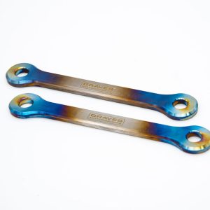 Graves Motorsports Tenere 700 Titanium Pull Rod Kit SUS-UPR-152T
