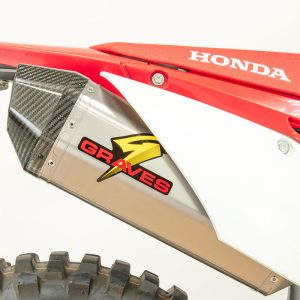 Graves Slip-on titanium exhaust CRF450RL/ L / LX 2019-2025 EXH-19C4X-SOT