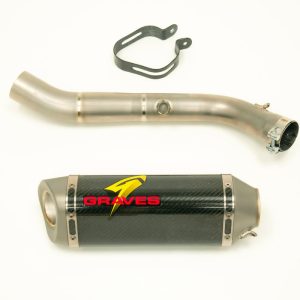 Graves Motorsports Carbon Works Cat Eliminator Exhaust Zx10r 16-20 Exk-16zx1-Cetc