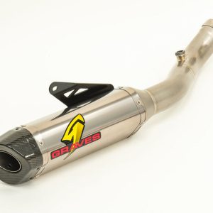 Graves cat eliminator titanium exhaust system RSV4 (FACTORY ONLY) 2019-2020 / Tuono Factory V4 2020 EXA-19RSV4-CETT