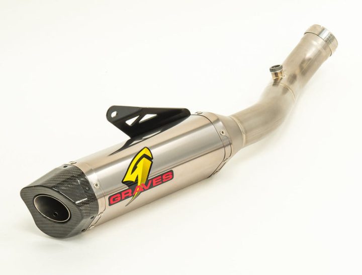Graves cat eliminator titanium exhaust system RSV4 (FACTORY ONLY) 2019-2020 / Tuono Factory V4 2020 EXA-19RSV4-CETT