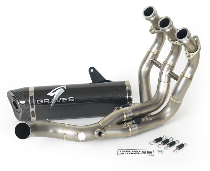 Graves Motorsports Full Ti Exhaust System Carbon Fz-09 2014-2016 + Fj-09 2015-2020 + Xsr900 2017-2020 + Mt-09 2018-2020 Exy-14fz09-Ftc