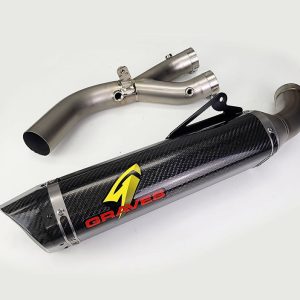Graves MotorSports for Yamaha MT-10 2022-2025 Cat Eliminator Exhaust System EXY-22MT10-CETC